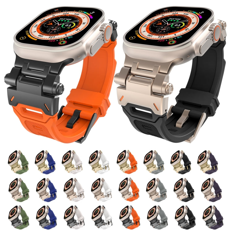 Cinturino per orologio in TPU con connettore in acciaio inossidabile, For Apple Watch Series 2 42mm