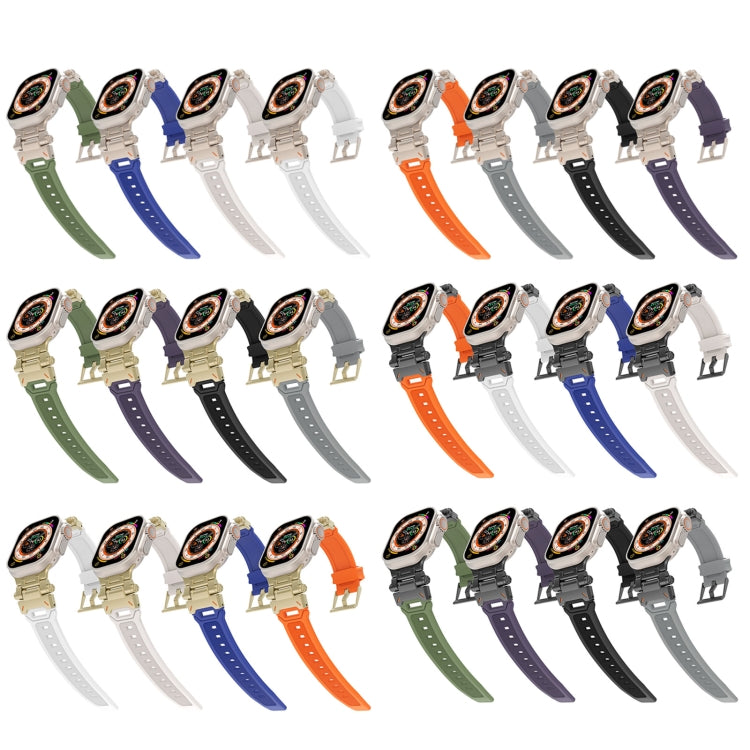 Cinturino per orologio in TPU con connettore in acciaio inossidabile, For Apple Watch Series 2 42mm