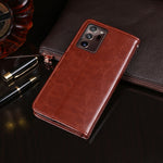 Custodia portafoglio in pelle per Samsung Galaxy Note20 Ultra