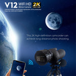 Fotocamera a specchio portatile HD 2K WiFi per telescopio