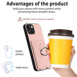 Custodia per cellulare con porta carte ad anello R20, For iPhone 13 mini, For iPhone 12, For iPhone 12 Pro Max, For iPhone 12 Pro