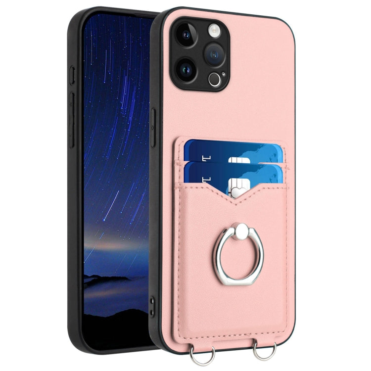 Custodia per cellulare con porta carte ad anello R20, For iPhone 13 mini, For iPhone 12, For iPhone 12 Pro Max, For iPhone 12 Pro