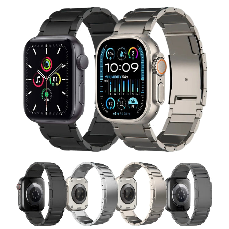 Cinturino per orologio in metallo titanio, For Apple Watch Series 10 46mm, For Apple Watch Series 10 42mm, For Apple Watch SE 2023 44mm, For Apple Watch SE 2023 40mm, For Apple Watch Ultra 2 49mm, For Apple Watch Series 9 45mm
