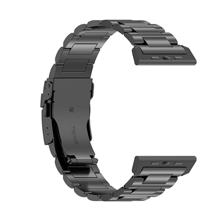 Cinturino per orologio in lega di titanio con fibbia di sicurezza da 26 mm, For Apple Watch Series 6 44mm, For Apple Watch Series 5 44mm, For Apple Watch Series 4 44mm, For Apple Watch Series 3 42mm