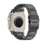 Cinturino per orologio in lega di titanio con fibbia di sicurezza da 26 mm, For Apple Watch Series 6 44mm, For Apple Watch Series 5 44mm, For Apple Watch Series 4 44mm, For Apple Watch Series 3 42mm