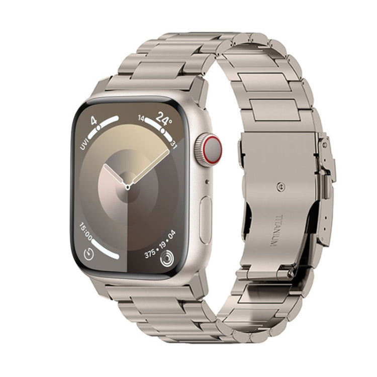 Cinturino per orologio in lega di titanio con fibbia di sicurezza da 26 mm, For Apple Watch Series 6 44mm, For Apple Watch Series 5 44mm, For Apple Watch Series 4 44mm, For Apple Watch Series 3 42mm