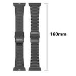 Cinturino per orologio in lega di titanio con fibbia di sicurezza da 26 mm, For Apple Watch Series 6 44mm, For Apple Watch Series 5 44mm, For Apple Watch Series 4 44mm, For Apple Watch Series 3 42mm
