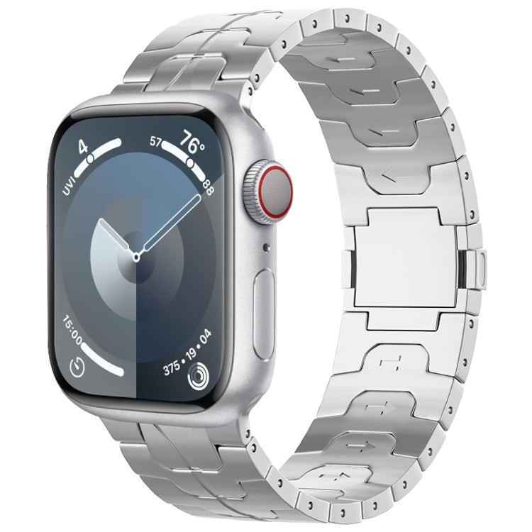 Cinturino per orologio in lega di titanio con fibbia magnetica, For Apple Watch SE 2023 44mm, For Apple Watch Ultra 2 49mm, For Apple Watch Series 9 45mm, For Apple Watch Ultra 49mm, For Apple Watch Series 8 45mm, For Apple Watch SE 2022 44mm