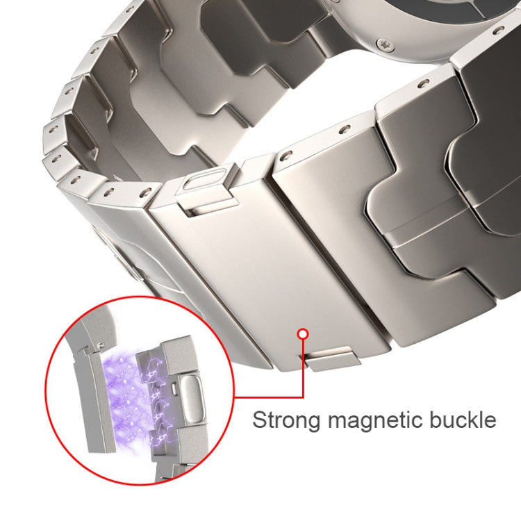 Cinturino per orologio in lega di titanio con fibbia magnetica, For Apple Watch SE 2023 44mm, For Apple Watch Ultra 2 49mm, For Apple Watch Series 9 45mm, For Apple Watch Ultra 49mm, For Apple Watch Series 8 45mm, For Apple Watch SE 2022 44mm