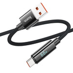 Cavo ricarica rapida USB a Type-C 1,2 m 5A con display