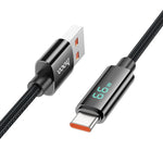 Cavo ricarica rapida USB a Type-C 1,2 m 5A con display