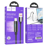 Cavo ricarica rapida USB a Type-C 1,2 m 5A con display