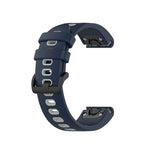 Cinturino in silicone bicolore per Garmin Fenix 6S