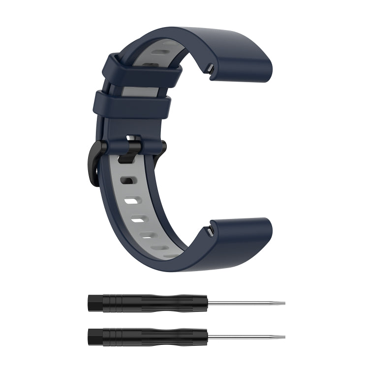 Cinturino in silicone bicolore per Garmin Fenix 6S