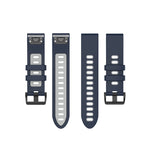 Cinturino in silicone bicolore per Garmin Fenix 6S
