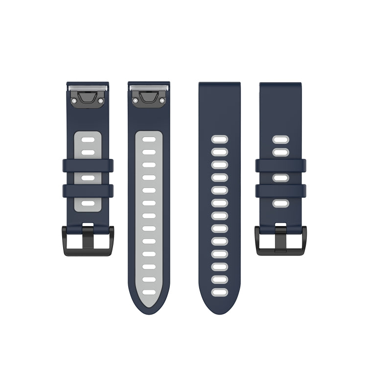 Cinturino in silicone bicolore per Garmin Fenix 6S