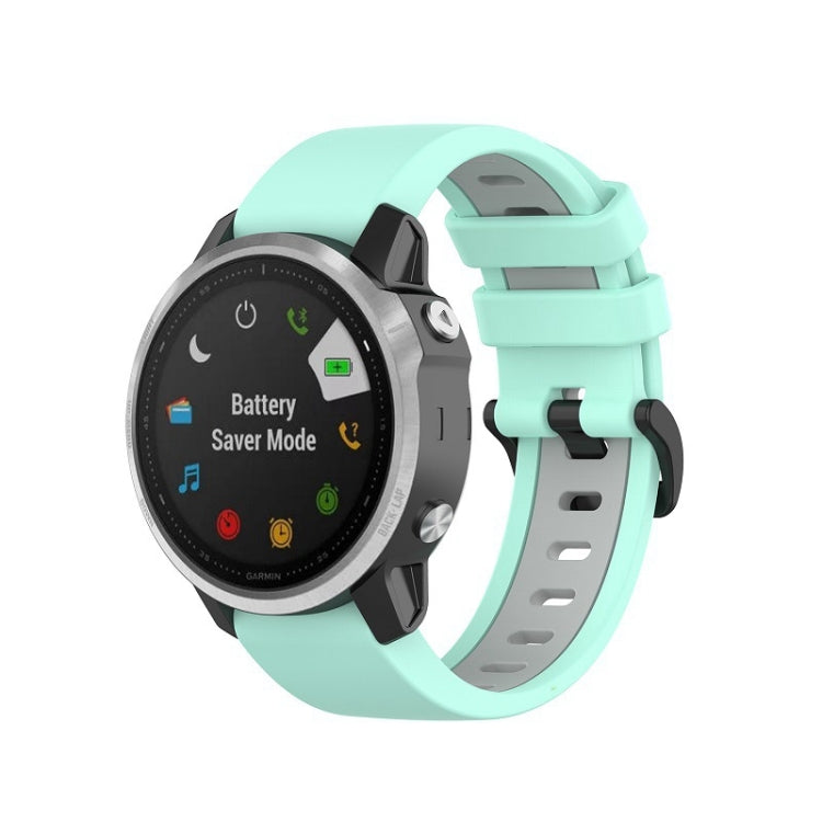 Cinturino in silicone bicolore per Garmin Fenix 6S