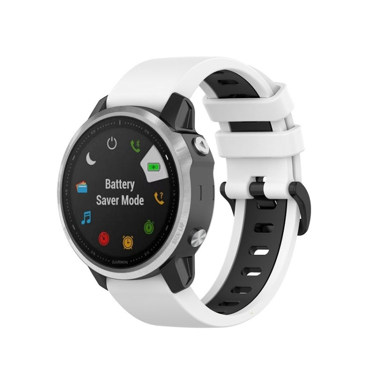 Cinturino in silicone bicolore per Garmin Fenix 6S