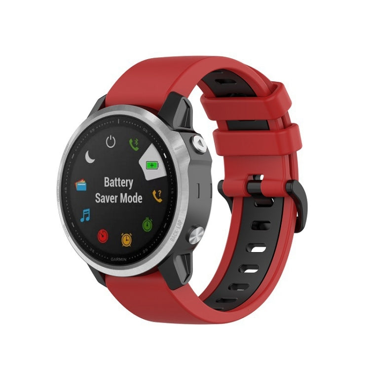Cinturino in silicone bicolore per Garmin Fenix 6S