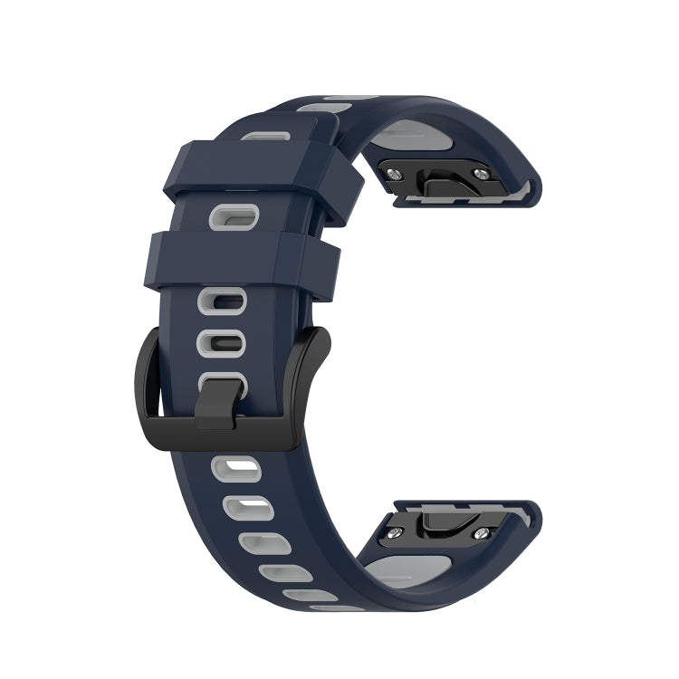 Cinturino in silicone bicolore per Garmin Fenix 6X