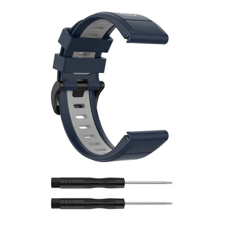 Cinturino in silicone bicolore per Garmin Fenix 6X