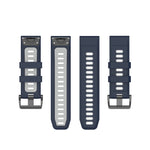 Cinturino in silicone bicolore per Garmin Fenix 6X