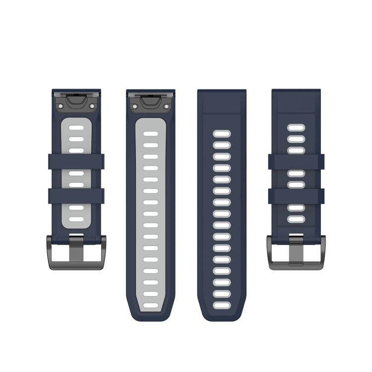 Cinturino in silicone bicolore per Garmin Fenix 6X