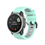 Cinturino in silicone bicolore per Garmin Fenix 6X