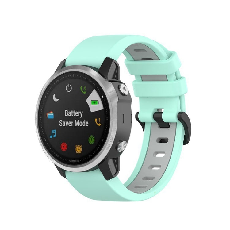 Cinturino in silicone bicolore per Garmin Fenix 6X