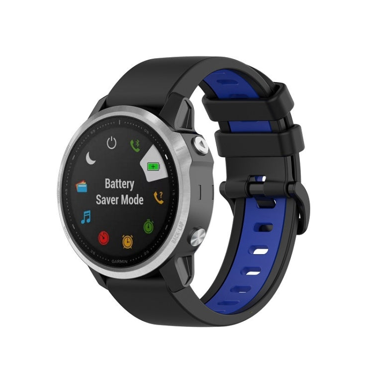 Cinturino in silicone bicolore per Garmin Fenix 6X