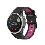 Cinturino in silicone bicolore per Garmin Fenix 6X