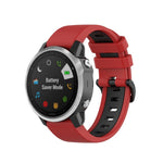 Cinturino in silicone bicolore per Garmin Fenix 6X