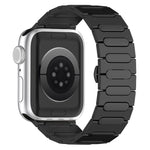 Cinturino per orologio in lega di titanio con fibbia ovale a farfalla, For Apple Watch SE 2023 44mm, For Apple Watch Ultra 2 49mm, For Apple Watch Series 9 45mm, For Apple Watch Ultra 49mm, For Apple Watch Series 8 45mm, For Apple Watch SE 2022 44mm