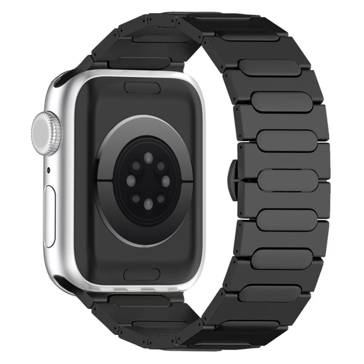 Cinturino per orologio in lega di titanio con fibbia ovale a farfalla, For Apple Watch SE 2023 44mm, For Apple Watch Ultra 2 49mm, For Apple Watch Series 9 45mm, For Apple Watch Ultra 49mm, For Apple Watch Series 8 45mm, For Apple Watch SE 2022 44mm