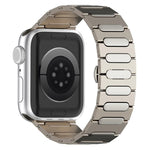 Cinturino per orologio in lega di titanio con fibbia ovale a farfalla, For Apple Watch SE 2023 44mm, For Apple Watch Ultra 2 49mm, For Apple Watch Series 9 45mm, For Apple Watch Ultra 49mm, For Apple Watch Series 8 45mm, For Apple Watch SE 2022 44mm