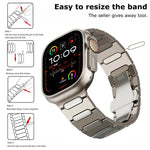 Cinturino per orologio in lega di titanio con fibbia ovale a farfalla, For Apple Watch SE 2023 44mm, For Apple Watch Ultra 2 49mm, For Apple Watch Series 9 45mm, For Apple Watch Ultra 49mm, For Apple Watch Series 8 45mm, For Apple Watch SE 2022 44mm