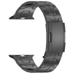 Cinturino per orologio in lega di titanio con fibbia tartaruga, For Apple Watch SE 2023 44mm, For Apple Watch SE 2023 40mm, For Apple Watch Ultra 2 49mm, For Apple Watch Series 9 45mm, For Apple Watch Series 9 41mm, For Apple Watch Ultra 49mm          ...