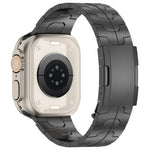 Cinturino per orologio in lega di titanio con fibbia tartaruga, For Apple Watch SE 2022 40mm, For Apple Watch SE 2022 44mm, For Apple Watch Series 7 41mm, For Apple Watch Series 7 45mm, For Apple Watch SE 40mm, For Apple Watch SE 44mm                  ...