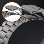 Cinturino per orologio in lega di titanio con fibbia piatta a 3 perline, For Apple Watch Series 5 44mm, For Apple Watch Series 5 40mm, For Apple Watch Series 4 44mm, For Apple Watch Series 4 40mm, For Apple Watch Series 3 38mm                          ...