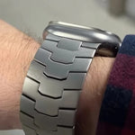 Cinturino per orologio in lega di titanio con fibbia di sicurezza Oracle da 26 mm, For Apple Watch Series 6 44mm, For Apple Watch Series 5 44mm, For Apple Watch Series 4 44mm, For Apple Watch Series 3 42mm