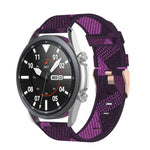 Cinturino nylon intrecciato 22mm per Galaxy Watch 3 45mm