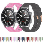 Cinturino nylon intrecciato 22mm per Galaxy Watch 3 45mm