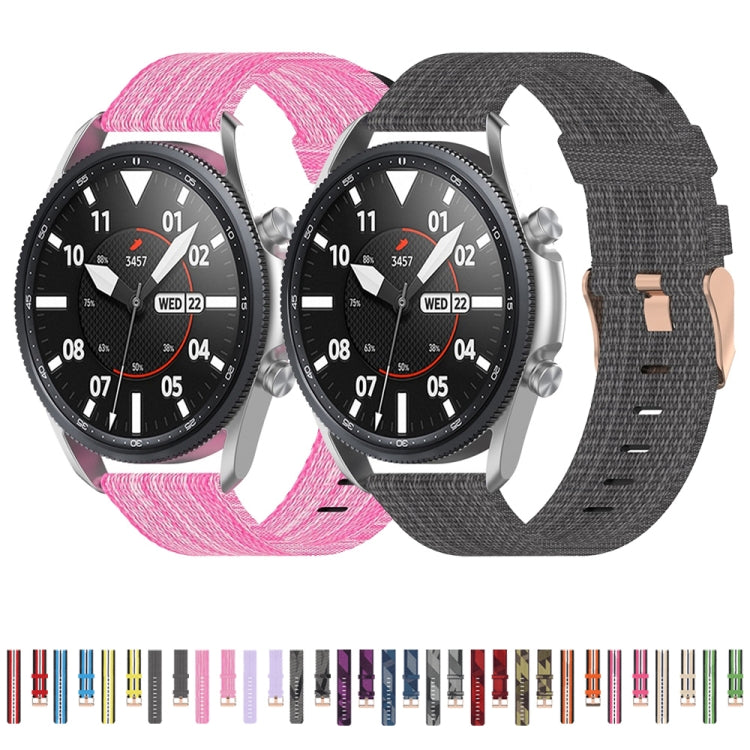 Cinturino nylon intrecciato 22mm per Galaxy Watch 3 45mm