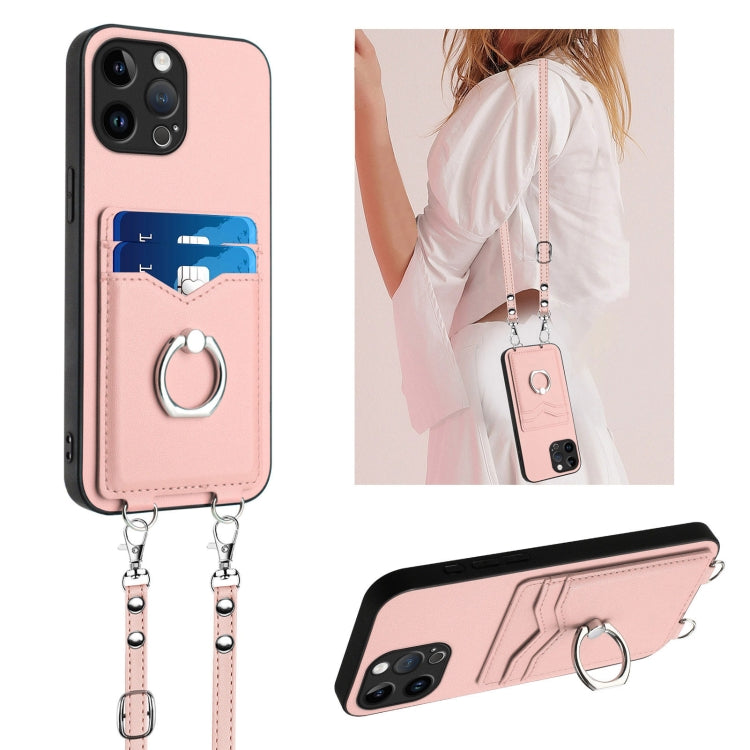 Custodia per telefono porta carte con anello in corda a tracolla R20, For iPhone SE 2022 / SE 2020 / 8, For iPhone 13 Pro Max, For iPhone 13 Pro, For iPhone 13