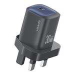 Caricabatterie rapido GaN USB-C 30W USAMS CC253 UK