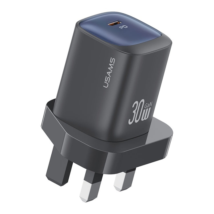 Caricabatterie rapido GaN USB-C 30W USAMS CC253 UK