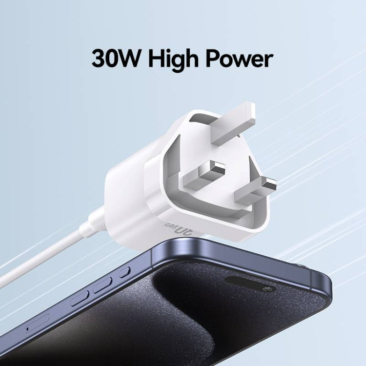 Caricabatterie rapido GaN USB-C 30W USAMS CC253 UK