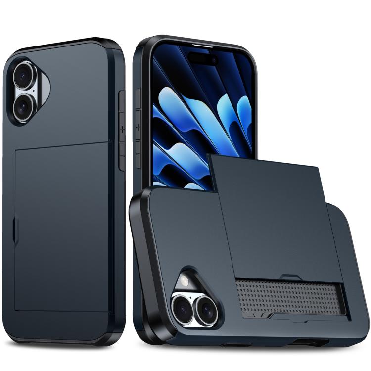 Custodia antiurto per telefono con slot per carte, For iPhone 18, For iPhone 18 Pro