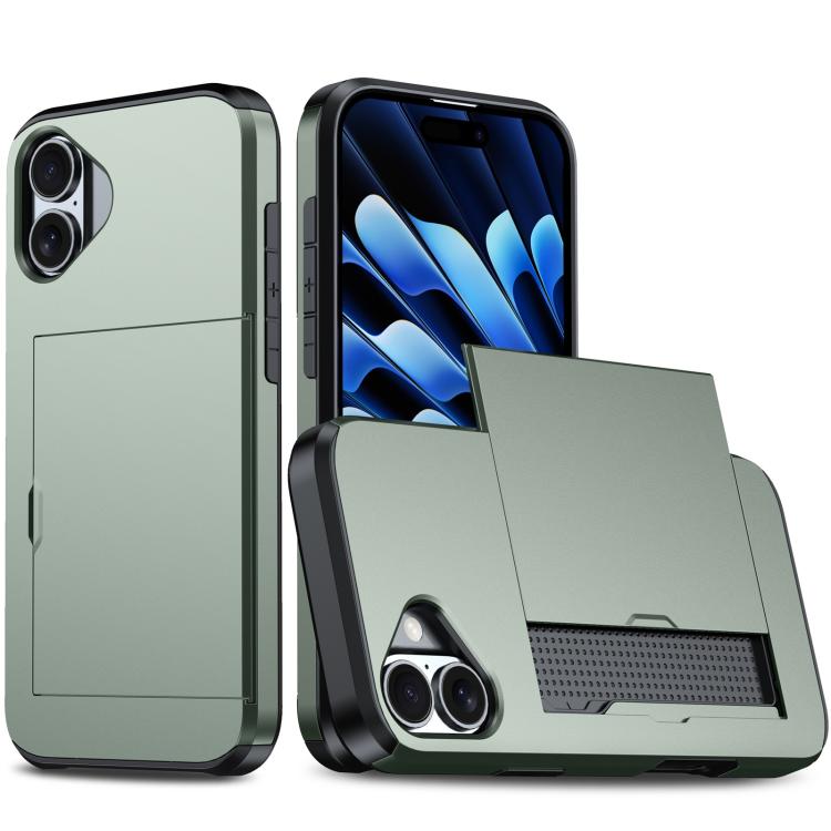 Custodia antiurto per telefono con slot per carte, For iPhone 18, For iPhone 18 Pro