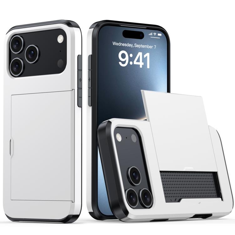 Custodia antiurto per telefono con slot per carte, For iPhone 18, For iPhone 18 Pro